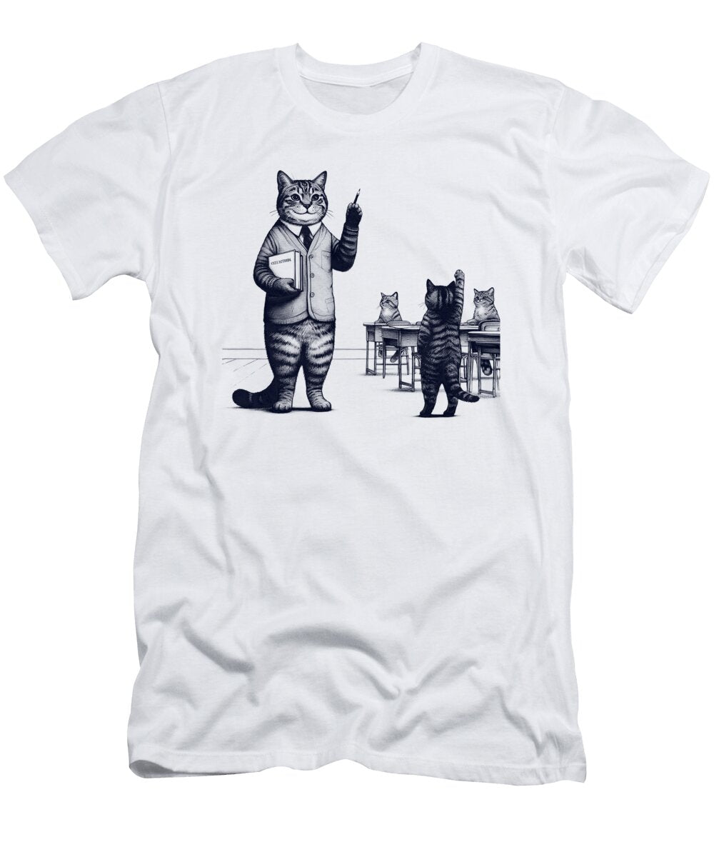 Cat Teacher Job T-Shirt
