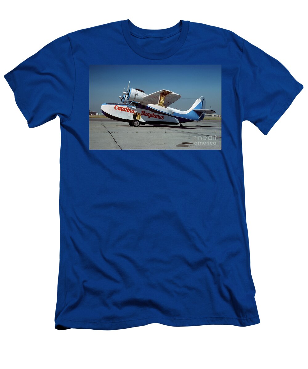 Catalina Airlines Grumman Goose G 21a Seaplane N69263 Wernher Krutein T-Shirt