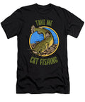 Catfish Fishing Fishermen Take Me Cat Fishing Print Jacob Hughes T-Shirt