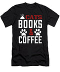 Cats Books and Coffee Jacob Zelazny T-Shirt