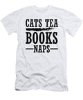 Cats Tea Books Naps Jacob Zelazny T-Shirt