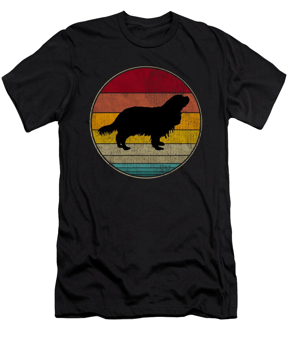 Cavalier King Charles Spaniel Dog Silhouette for Studi Alex T-Shirt