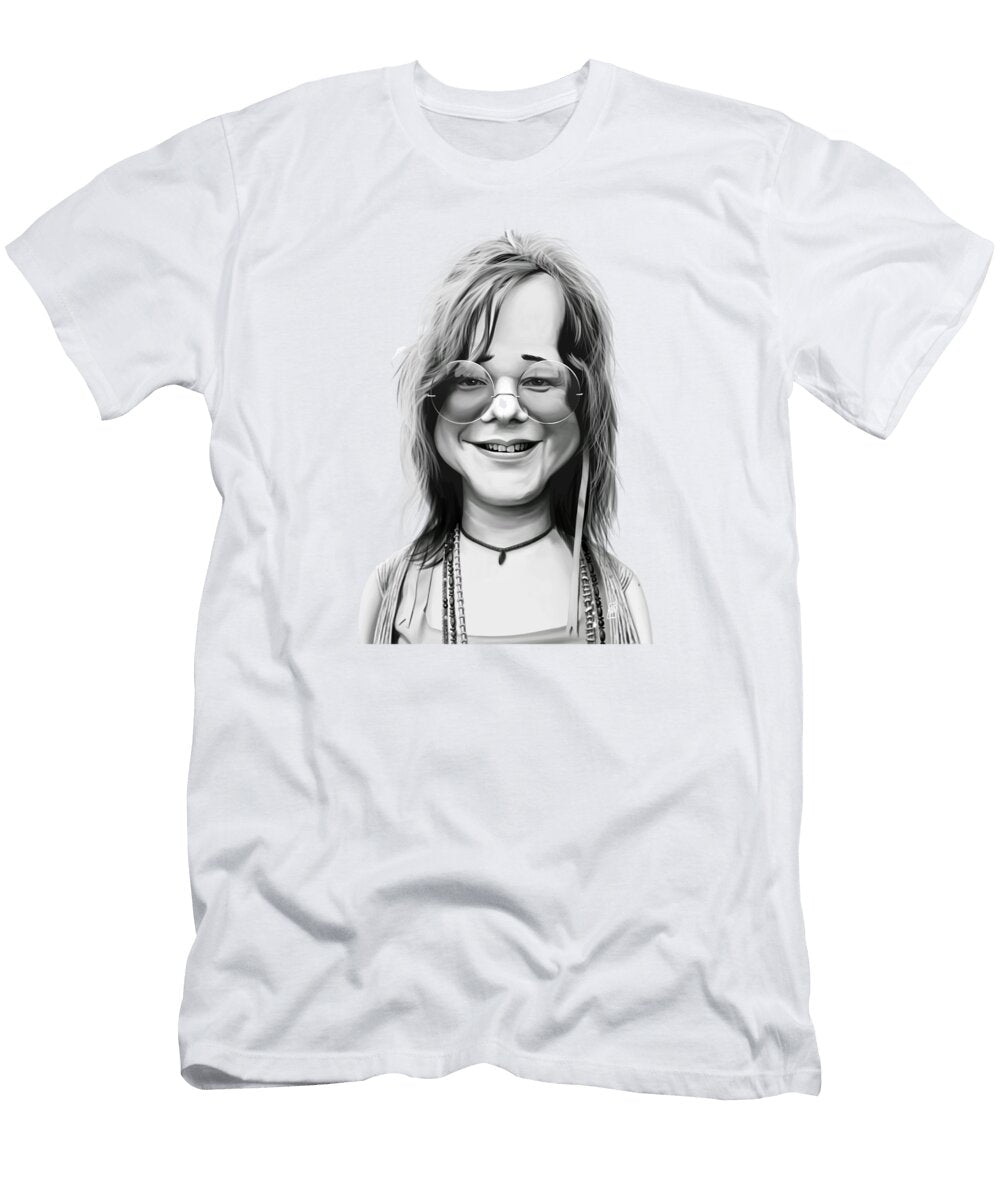 Celebrity Sunday Janis Joplin Rob Snow T-Shirt