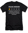 Celiac Disease 1 Star Rating Funny Celiac Natalie Lidford T-Shirt