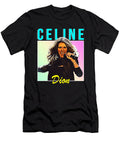 Celine Dion Retro Faded Style Design Design Multiverse T-Shirt