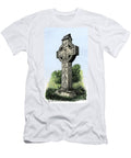 Celtic Cross in Rostrevor Northern Ireland 19th Century Colour Engraving American School T-Shirt