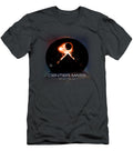 Center Mass Top with Stars with Qr Orange Faded Bg Dark Black Todd Krasovetz T-Shirt