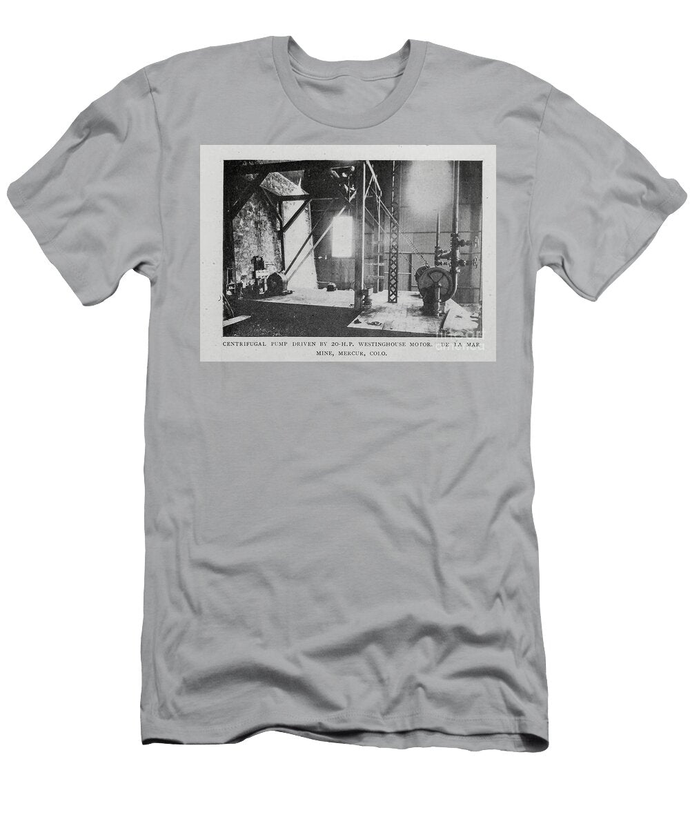Centrifugal Pump Driven By 20 Hp Ac5 Historic Illustrations T-Shirt