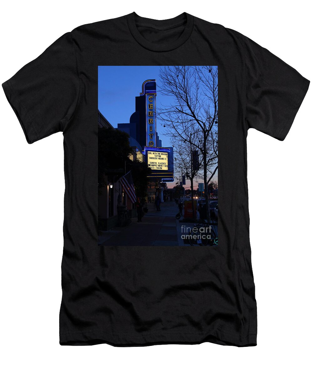 Cerrito Theater in El Cerrito California 7d11033 Wingsdomain Art and Photography T-Shirt