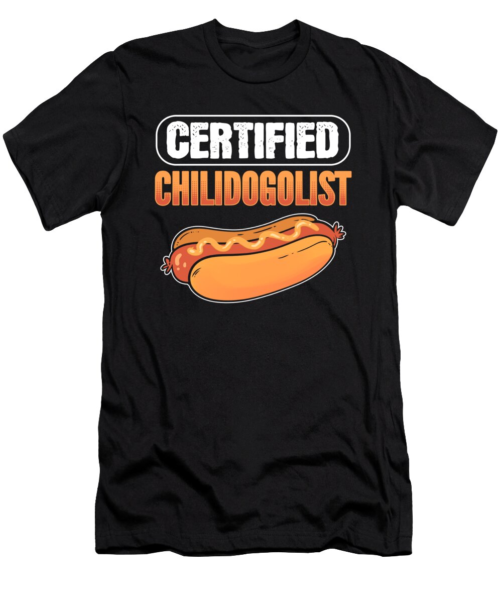 Certified Chilidogologist Hotdog Chili Dog Alessandra Roth T-Shirt