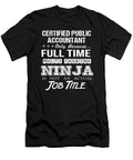 Certified Public Accountant Ninja Job Gift Item Shi Hu Kang T-Shirt