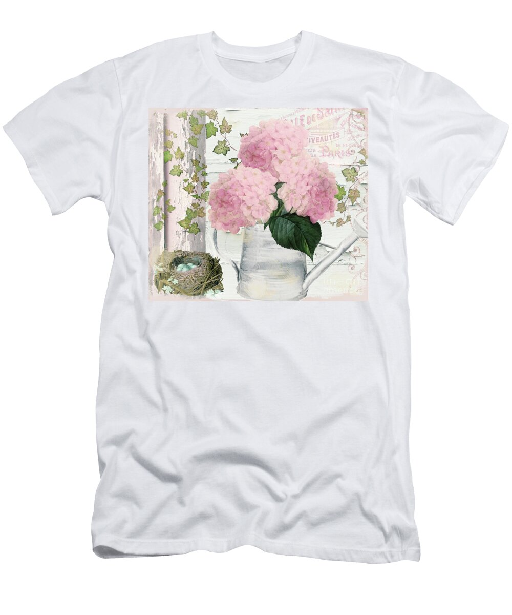 Chalet Dete Hydrangea Mindy Sommers T-Shirt