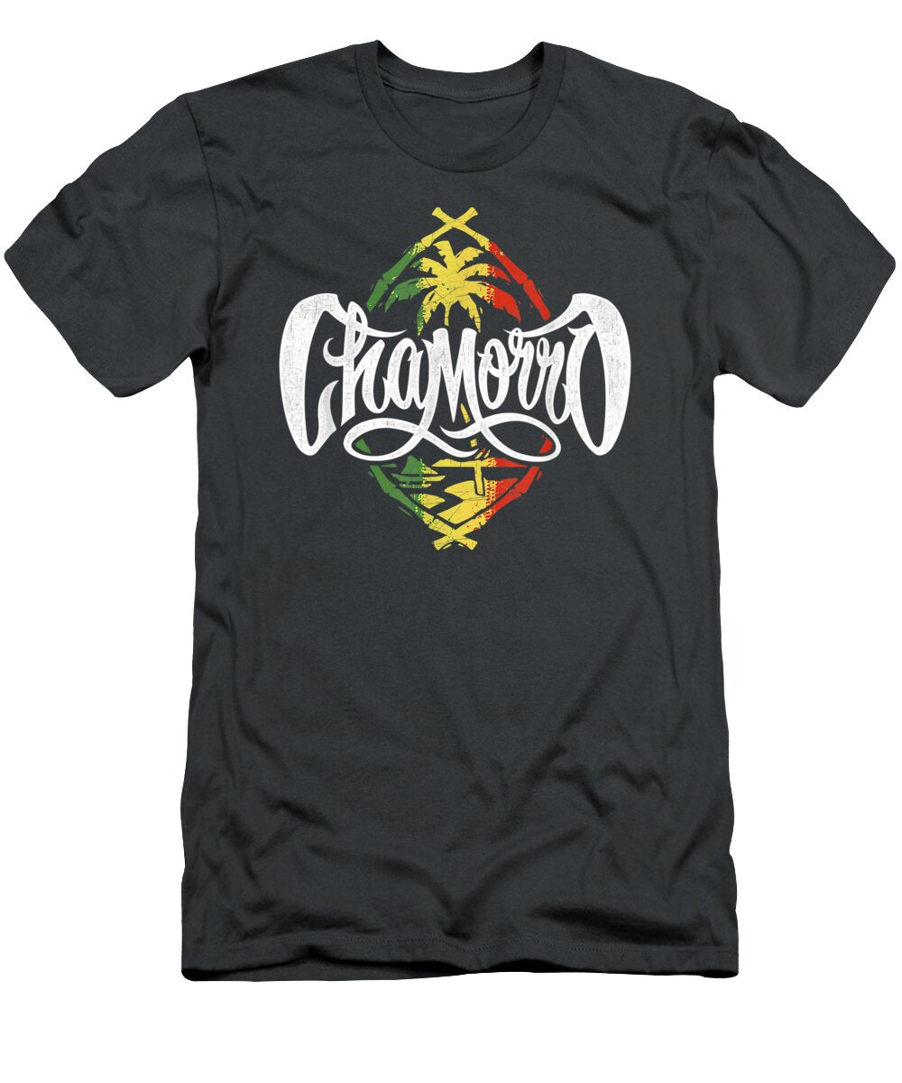 Chamorro Guam Pride Islander Shield Demic Mario T-Shirt