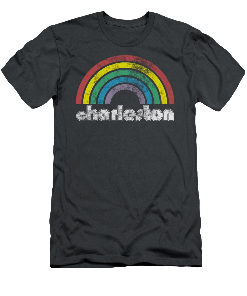 Charleston Rainbow 70s 80s Style Retro Gay Pride Men Women Eloyw Zelda T-Shirt