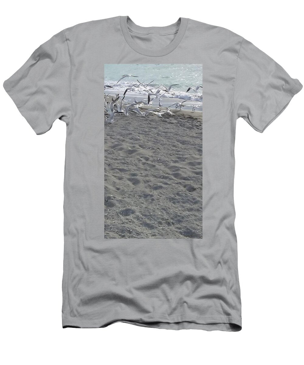 Chasing Seagulls Andrew Kirby T-Shirt