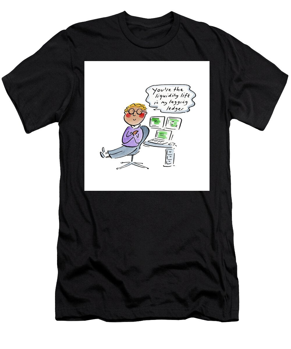 Cheerful Accountants Funny Quote Rosie Brooks T-Shirt