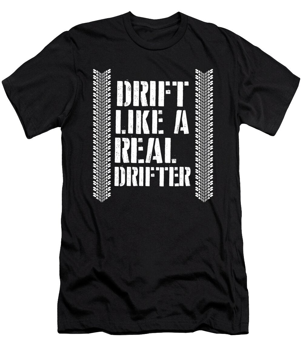 Cheerful Drift Like a Real Drifter Illustration Adrian Brendel Art T-Shirt