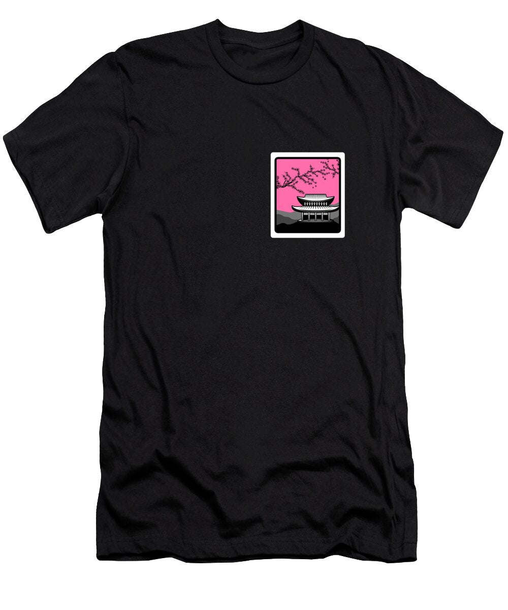 Cherry Blossom Sakura Kawaii Pop Culture Pocket Cherry Blossom Festival Japanese Art Pink Flower Gift Sifou Store T-Shirt