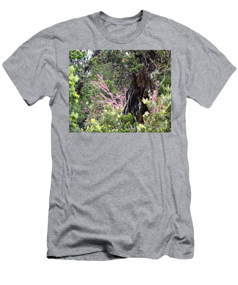 Cherry Framed Ohia Cat Pancake T-Shirt