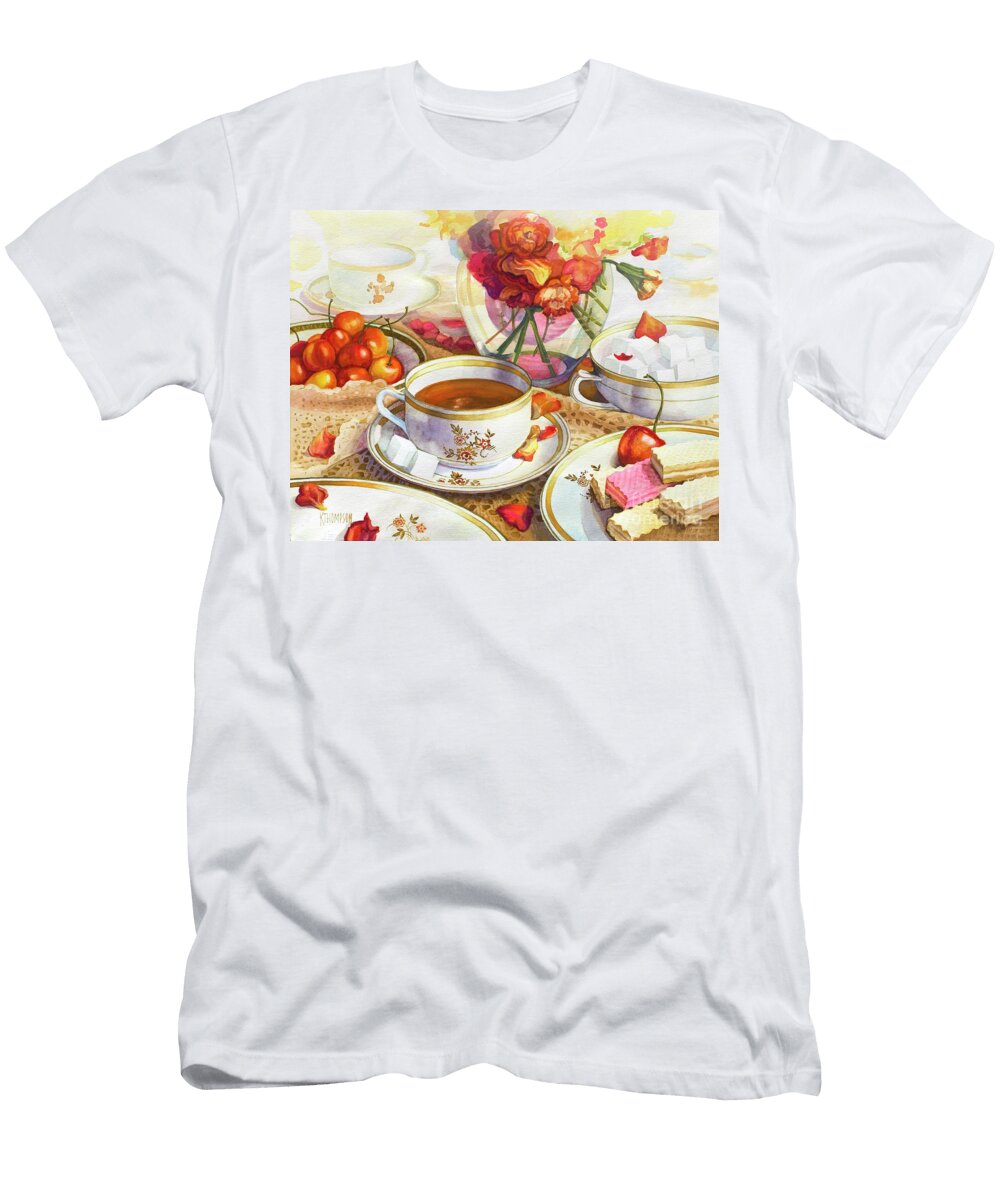 Cherry Tea K Thompson Paul T-Shirt