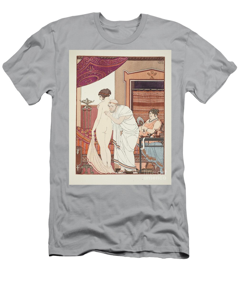 Chest Sounds Illustration From the Works of Hippocrates 1934 Joseph Kuhn Regnier T-Shirt