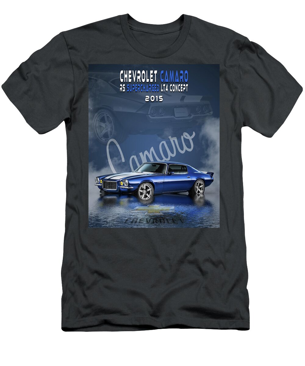Chevrolet Camaro Rs Concept 2015 Kevin Walker and Pixel Reverie T-Shirt