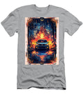 Chevrolet Sonic Car Burning City Road Trip Epic Fantasy Art Kyran Estrada T-Shirt