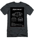 Chevrolet Sonic Sedan Ltz 16 2012 Blueprint Interlakes Interlakes T-Shirt