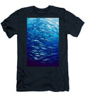 Chevron Barracuda Schooling Kimbe Bay Ross and Diane Armstrong T-Shirt