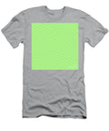 Chevron Diamond in Light Apple and Grass Green N2493 Holy Rock Design T-Shirt