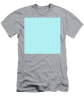 Chevron Diamond in Light Aqua and Raspberry Pink N1964 Holy Rock Design T-Shirt