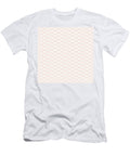 Chevron Diamond Pattern in Eggshell White and Ruby Pink N2402 Holy Rock Design T-Shirt