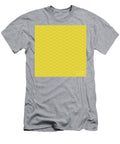 Chevron Diamond Pattern in Golden Yellow and Chestnut Brown N1991 Holy Rock Design T-Shirt