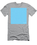 Chevron Diamond with Center Inset Pattern in Day Sky and Azul Blue N1939 Holy Rock Design T-Shirt