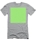 Chevron Diamond with Center Inset Pattern in Light Apple and Grass Green N2465 Holy Rock Design T-Shirt