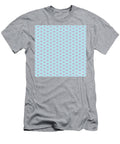 Chevron Diamond with Center Inset Pattern in Light Aqua and Raspberry Pink N1928 Holy Rock Design T-Shirt