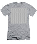 Chevron Diamond with Center Inset Pattern in Silver Sand and Granite Gray N2257 Holy Rock Design T-Shirt