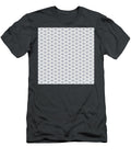 Chevron Diamond with Center Inset Pattern in Soft White and Navy Blue N2675 Holy Rock Design T-Shirt