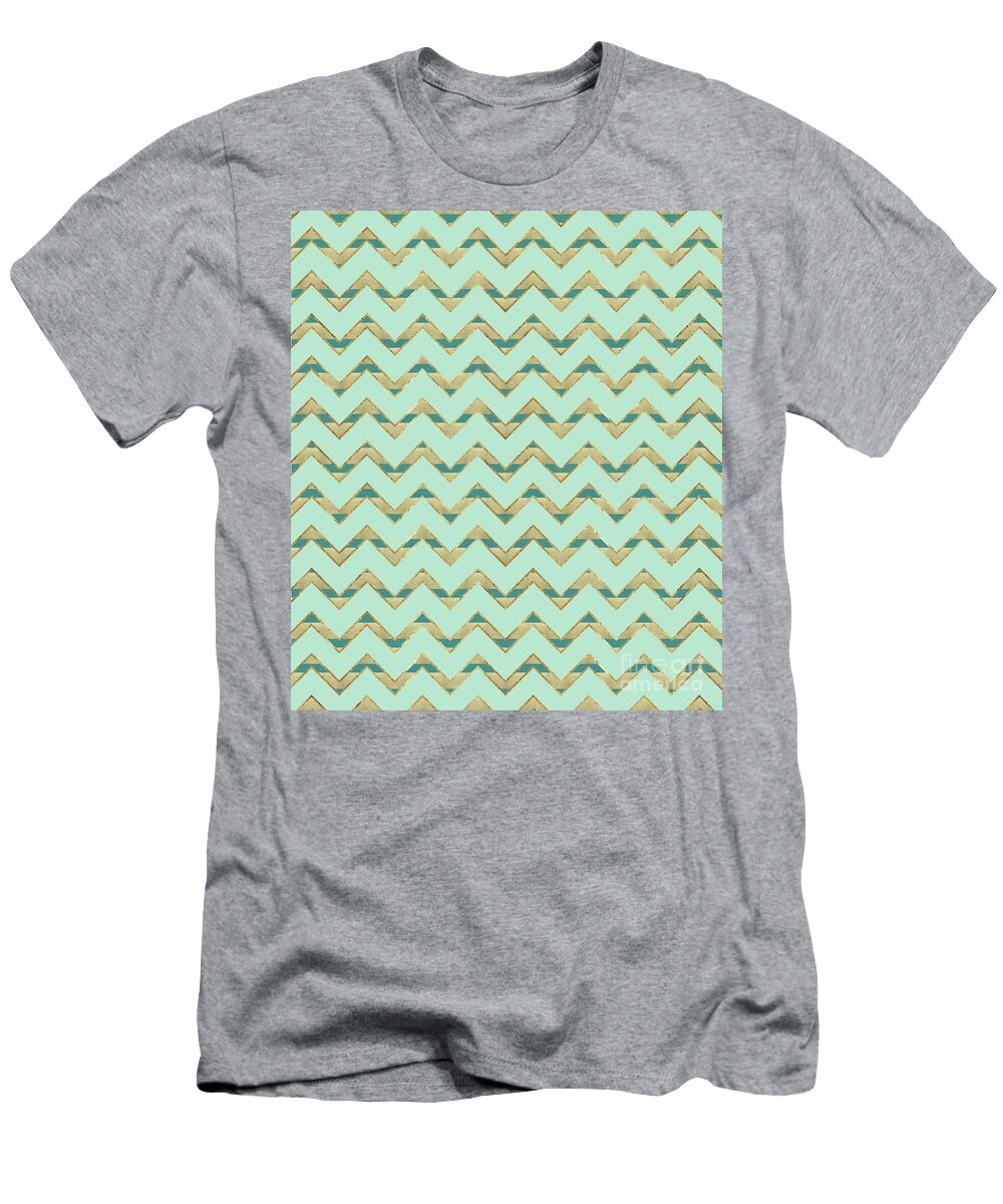 Chevron Summer Glam 1 Decor Art Anitas and Bellas Art T-Shirt