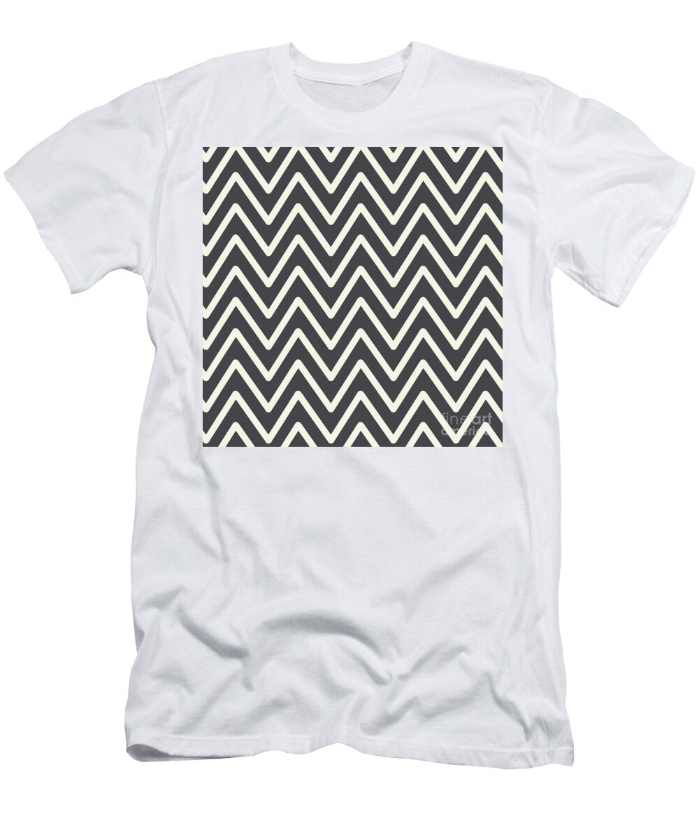 Chevron Wave Asphalt Sharon Mau T-Shirt