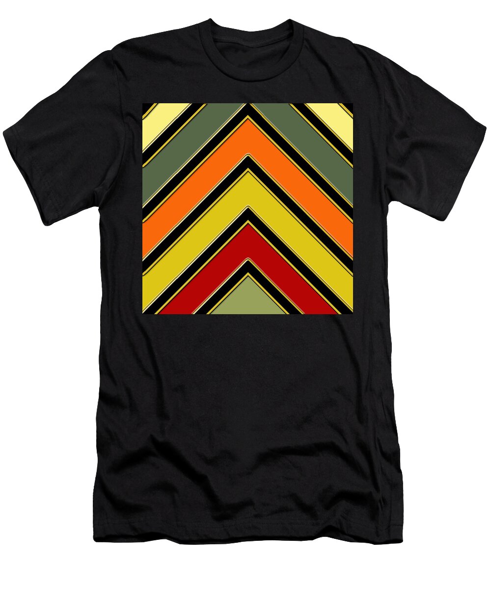 Chevrons with Color Chuck Staley T-Shirt