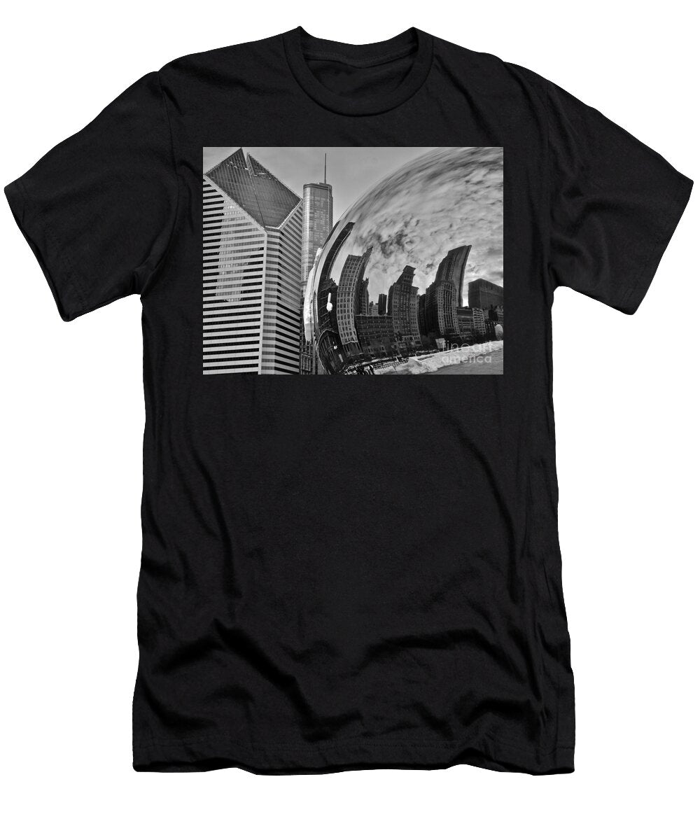 Chicago Cloud Gate Skyline Debra Banks T-Shirt