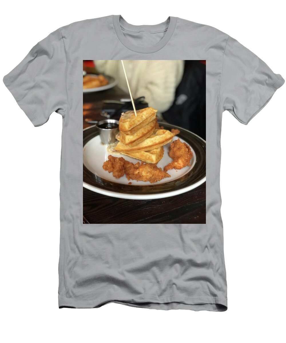 Chicken and Waffles Jedd Nero T-Shirt