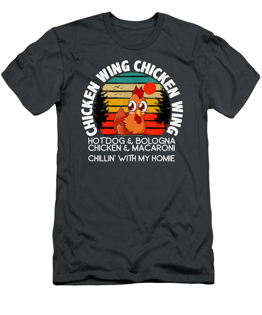 Chicken Wing Chicken Wing Hot Dog Bologna Macaroni Bo Che Ly T-Shirt