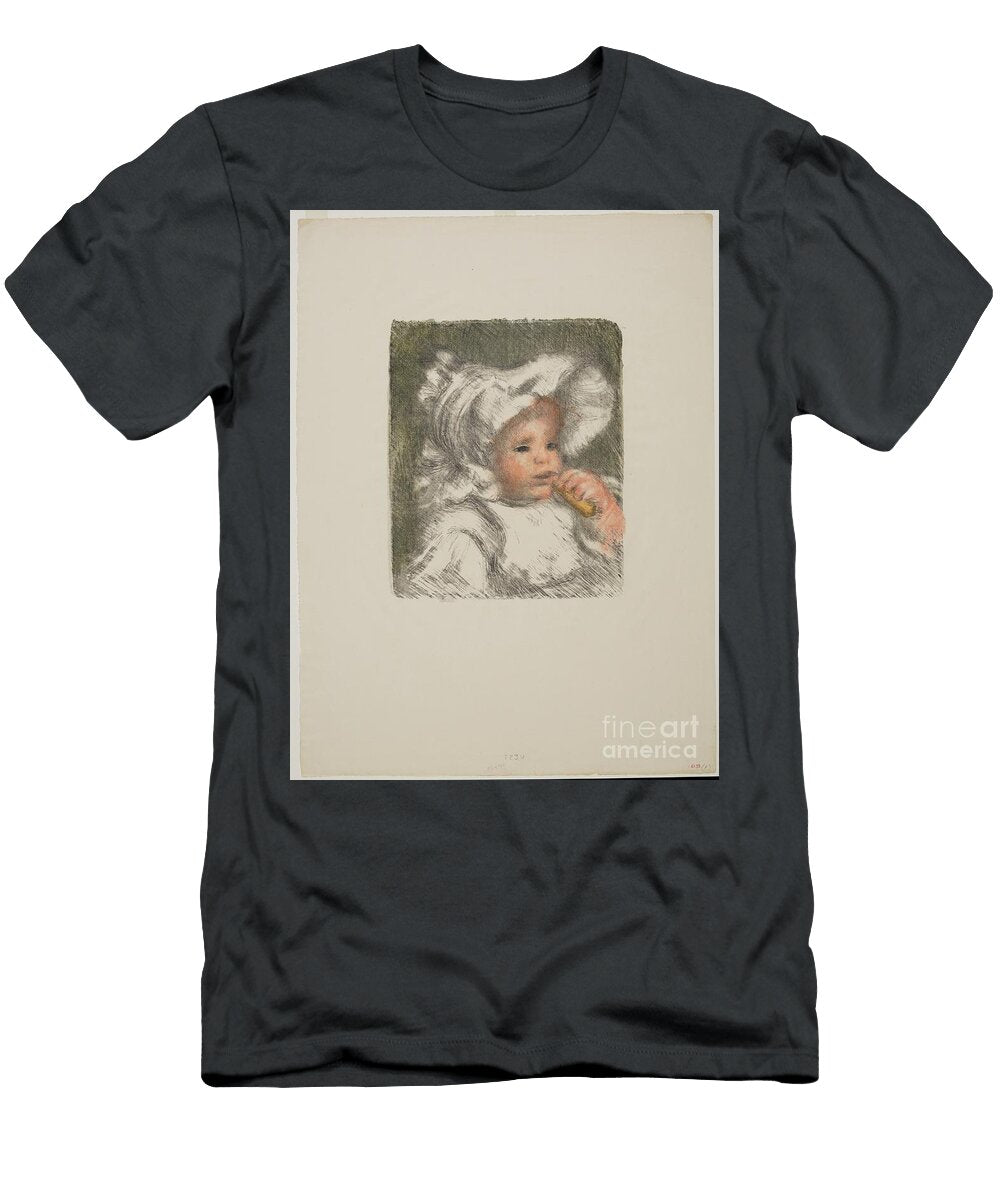 Child with a Biscuit Pierre Auguste Renoir1898 1899 Artistic Rifki T-Shirt