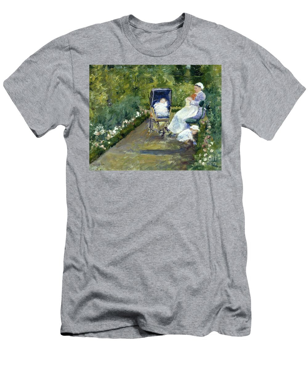 Children in a Garden the Nurse Mary Cassatt1878 Artistic Rifki T-Shirt