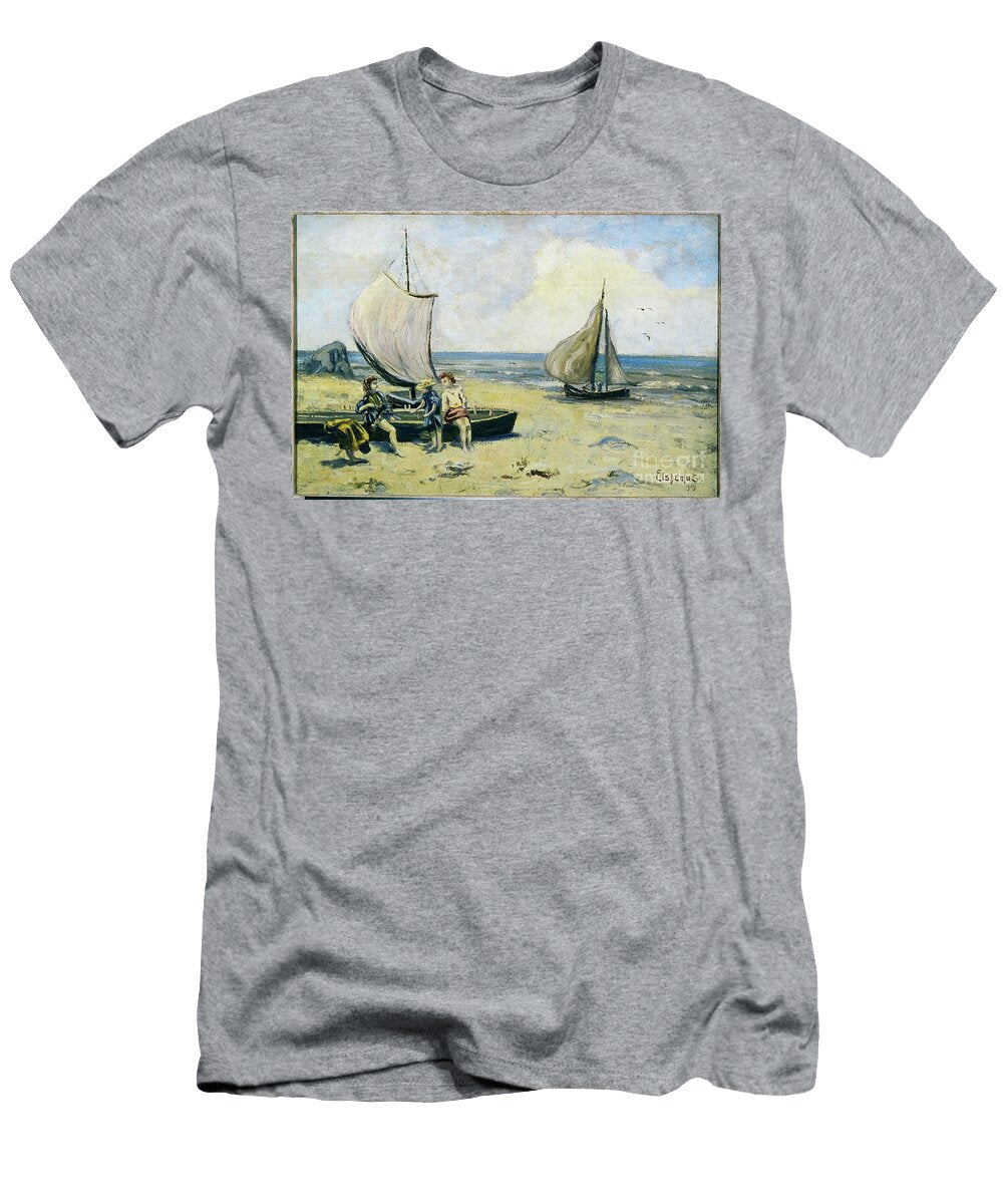 Children on the Beach Louis Eilshemius1909 Artistic Rifki T-Shirt