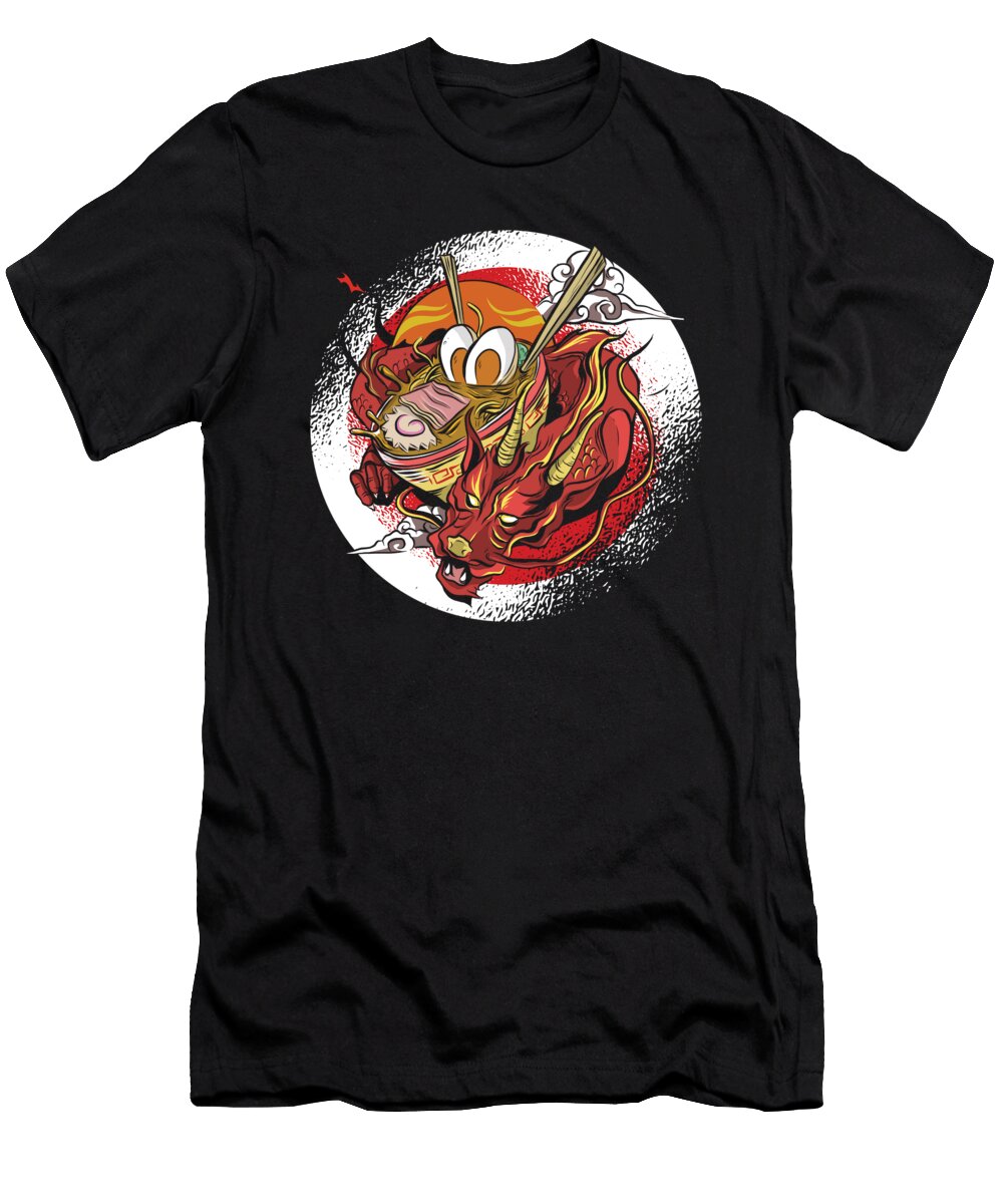 Chinese Cuisine Dragon Noodles Chinese Food Lover Food Buddy Gift Thomas Larch T-Shirt