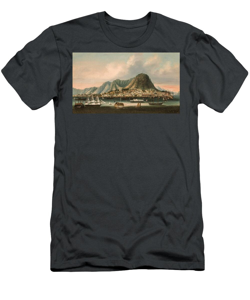 Chinese School Chinese 1775 1900 Hong Kong and Victoria Peak Circa 1855 Celestial Images T-Shirt