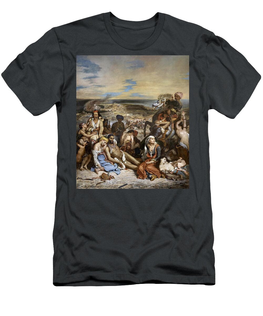 Chios Massacre Eugene Delacroix T-Shirt